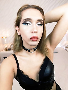 Pretty shemale strumpets are posing naked on pix