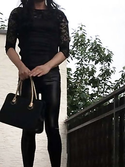 Unbelievable streetwalker in provocative underwear