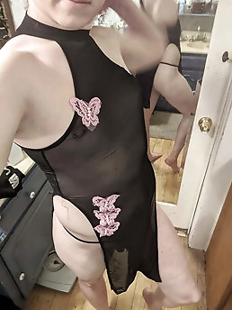 Sheer Mesh Dress